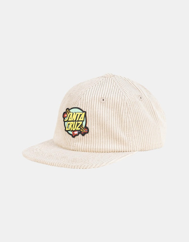 SANTA CRUZ SUMMER 76 STRAPBACK CAP - NATURAL