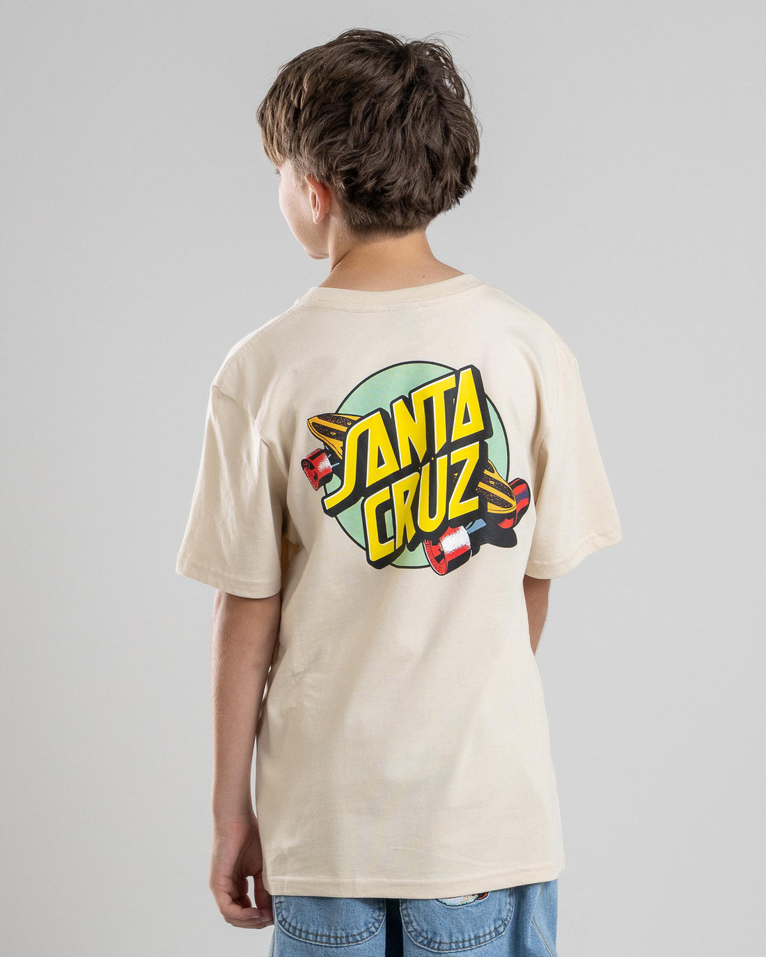 SANTA CRUZ SUMMER 76 TEE - NATURAL