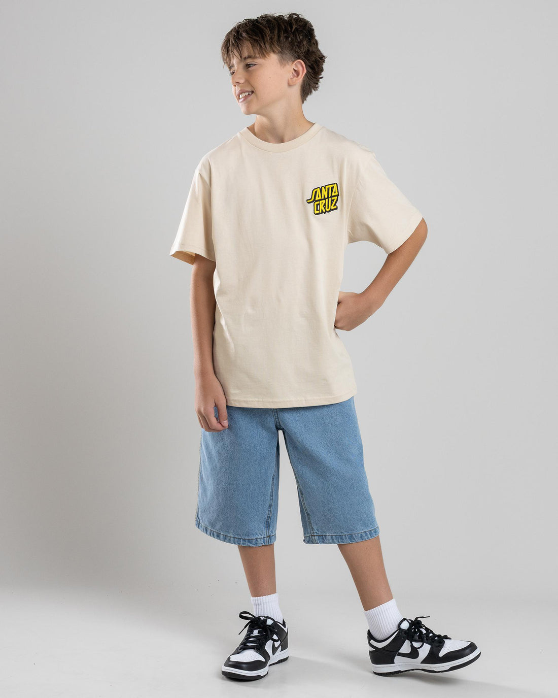 SANTA CRUZ SUMMER 76 TEE - NATURAL