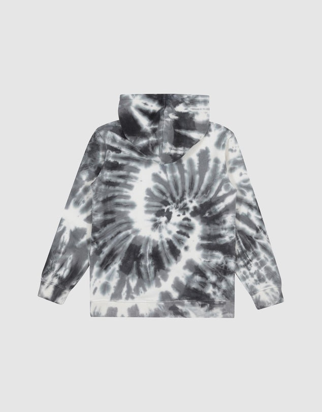 SANTA CRUZ WINKOWSKI DOPE PLANET 2 DOT MONO FRONT HOODIE - GREY TIE DYE