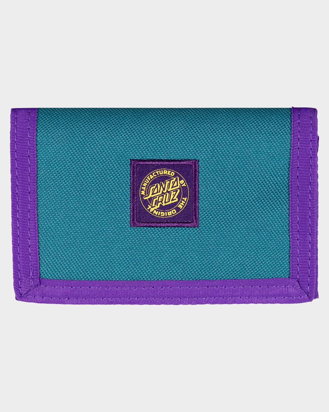 SANTA CRUZ MFG DOT PATCH WALLET - TEAL