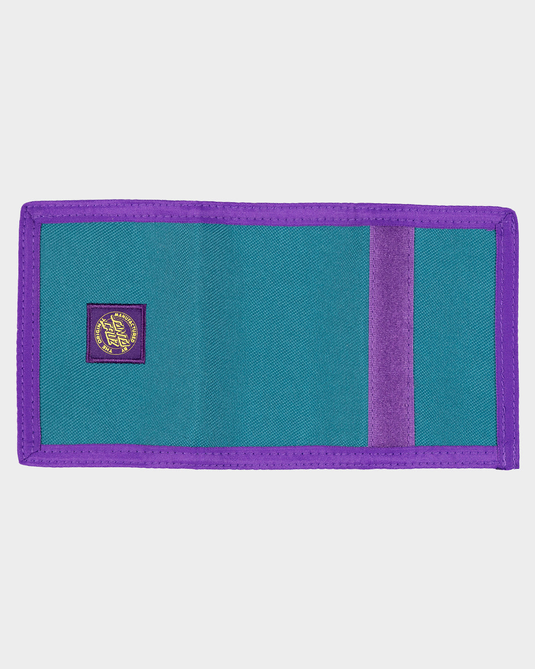 SANTA CRUZ MFG DOT PATCH WALLET - TEAL
