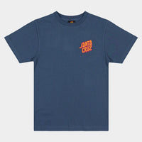 SANTA CRUZ BOYS SUMMER 76 TEE  - DARK NAVY