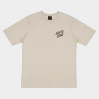 SANTA CRUZ SCREAMING GRIZZLY MEN'S T-SHIRT - NATURAL