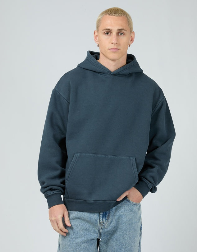 SILENT THEORY BOX HOODIE - BLUE