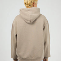SILENT THEORY BOX HOODIE - CEMENT