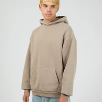 SILENT THEORY BOX HOODIE - CEMENT