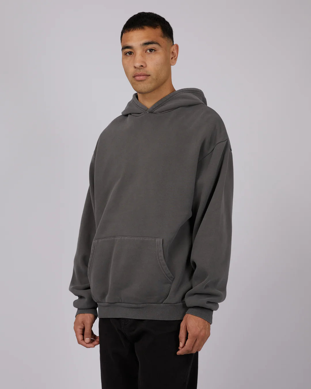 SILENT THEORY BOX HOODIE - COAL