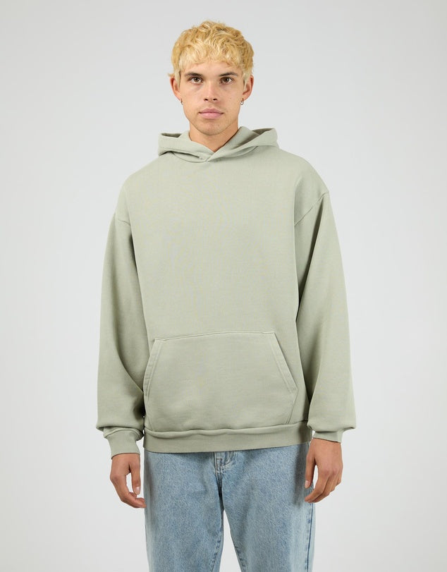 SILENT THEORY BOX HOODIE - SAGE