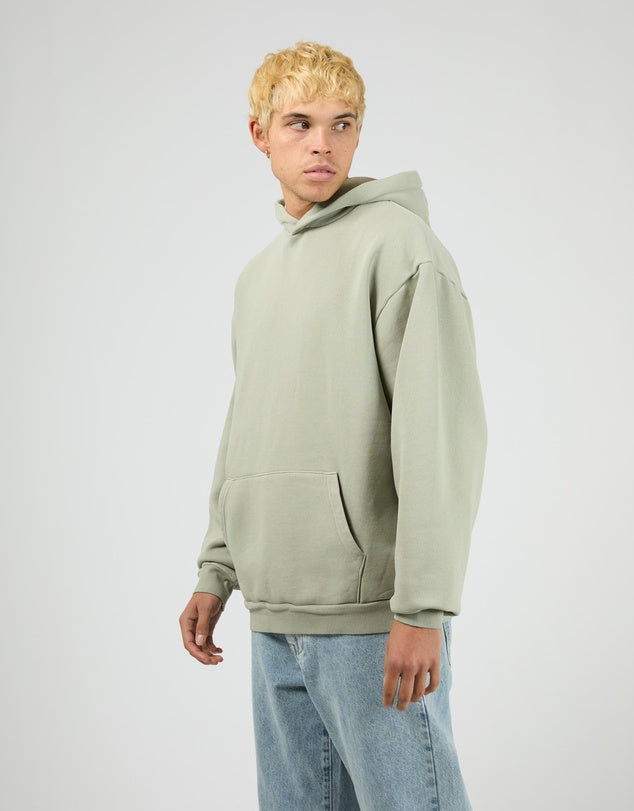 SILENT THEORY BOX HOODIE - SAGE