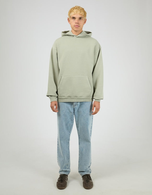 SILENT THEORY BOX HOODIE - SAGE