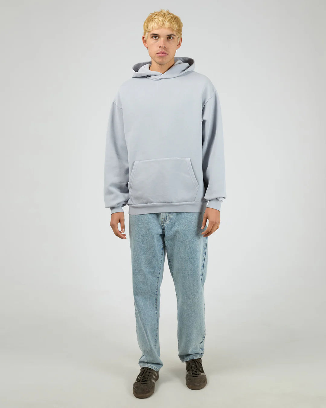 SILENT THEORY BOX HOODIE - SKY BLUE