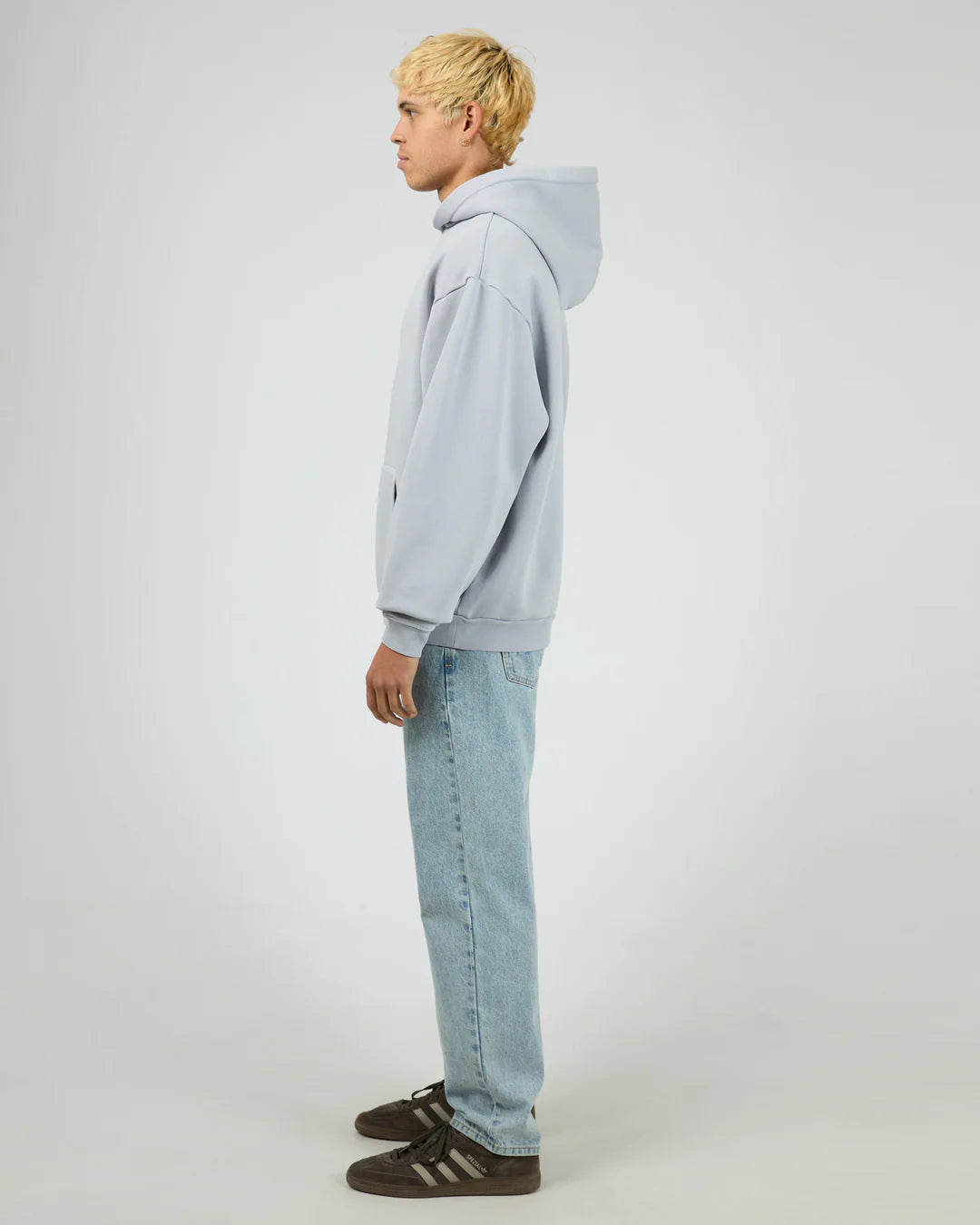 SILENT THEORY BOX HOODIE - SKY BLUE