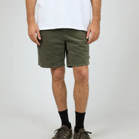 SILENT THEORY CORD SHORT - KHAKI