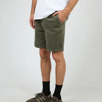 SILENT THEORY CORD SHORT - KHAKI