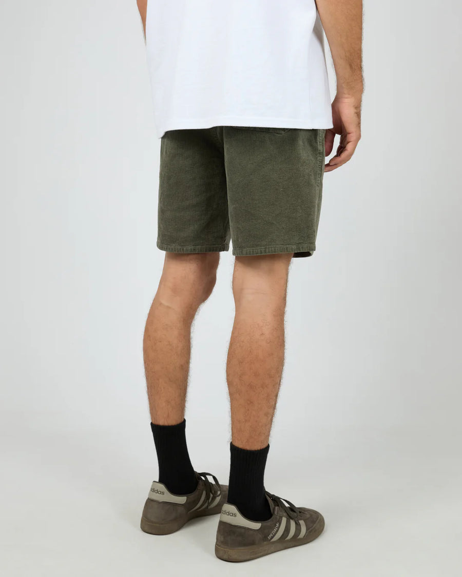 SILENT THEORY CORD SHORT - KHAKI