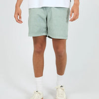 SILENT THEORY ELASTIC WAIST SHORT - GREEN