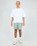 SILENT THEORY ELASTIC WAIST SHORT - GREEN