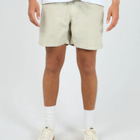 SILENT THEORY ELASTIC WAIST SHORT - NATURAL