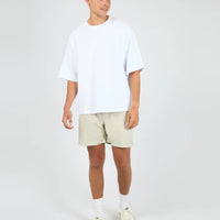 SILENT THEORY ELASTIC WAIST SHORT - NATURAL