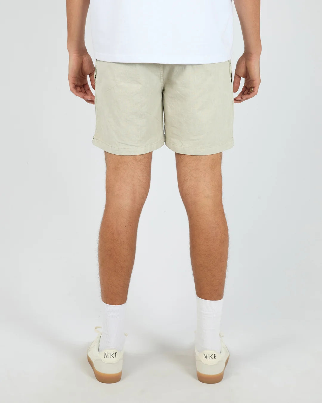 SILENT THEORY ELASTIC WAIST SHORT - NATURAL