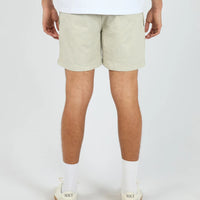 SILENT THEORY ELASTIC WAIST SHORT - NATURAL