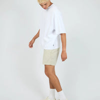 SILENT THEORY ELASTIC WAIST SHORT - NATURAL