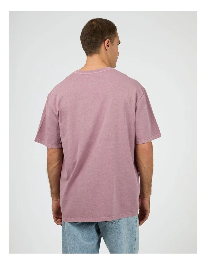 SILENT THEORY ESSENTIAL FIT TEE - PURPLE