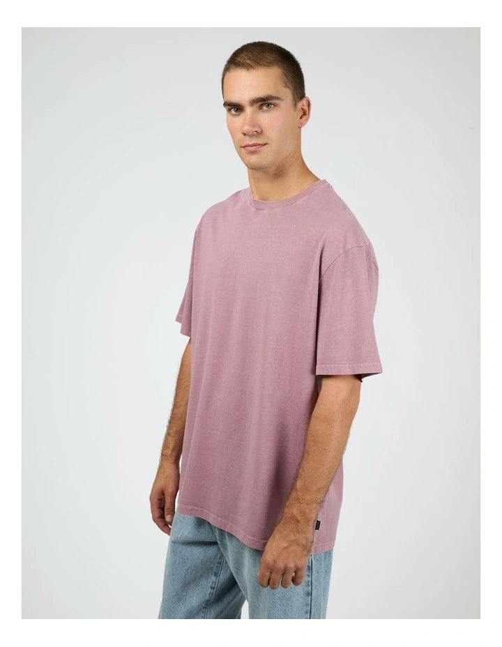 SILENT THEORY ESSENTIAL FIT TEE - PURPLE