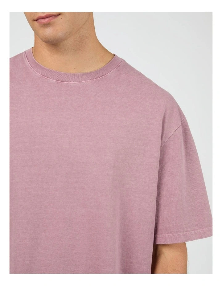 SILENT THEORY ESSENTIAL FIT TEE - PURPLE
