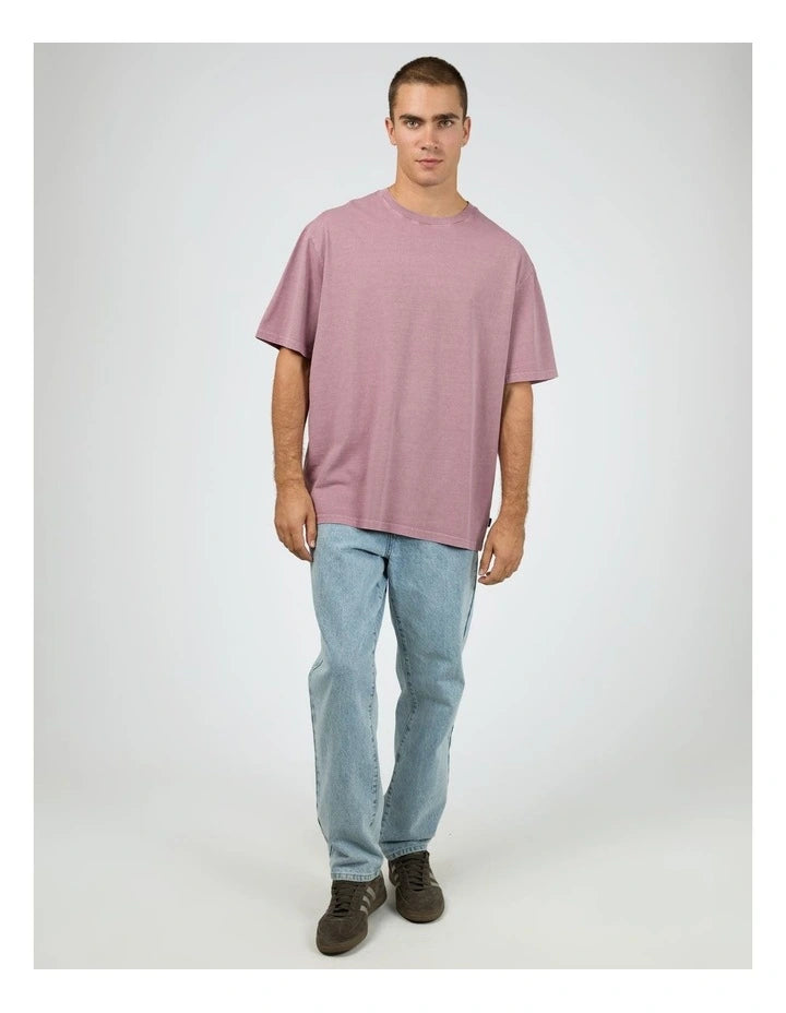 SILENT THEORY ESSENTIAL FIT TEE - PURPLE