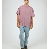 SILENT THEORY ESSENTIAL FIT TEE - PURPLE