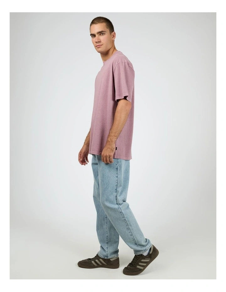 SILENT THEORY ESSENTIAL FIT TEE - PURPLE