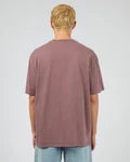 SILENT THEORY ESSENTIAL FIT TEE - VINO