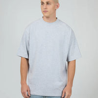 SILENT THEORY HEAVY WEIGHT TEE - GREY MARBLE