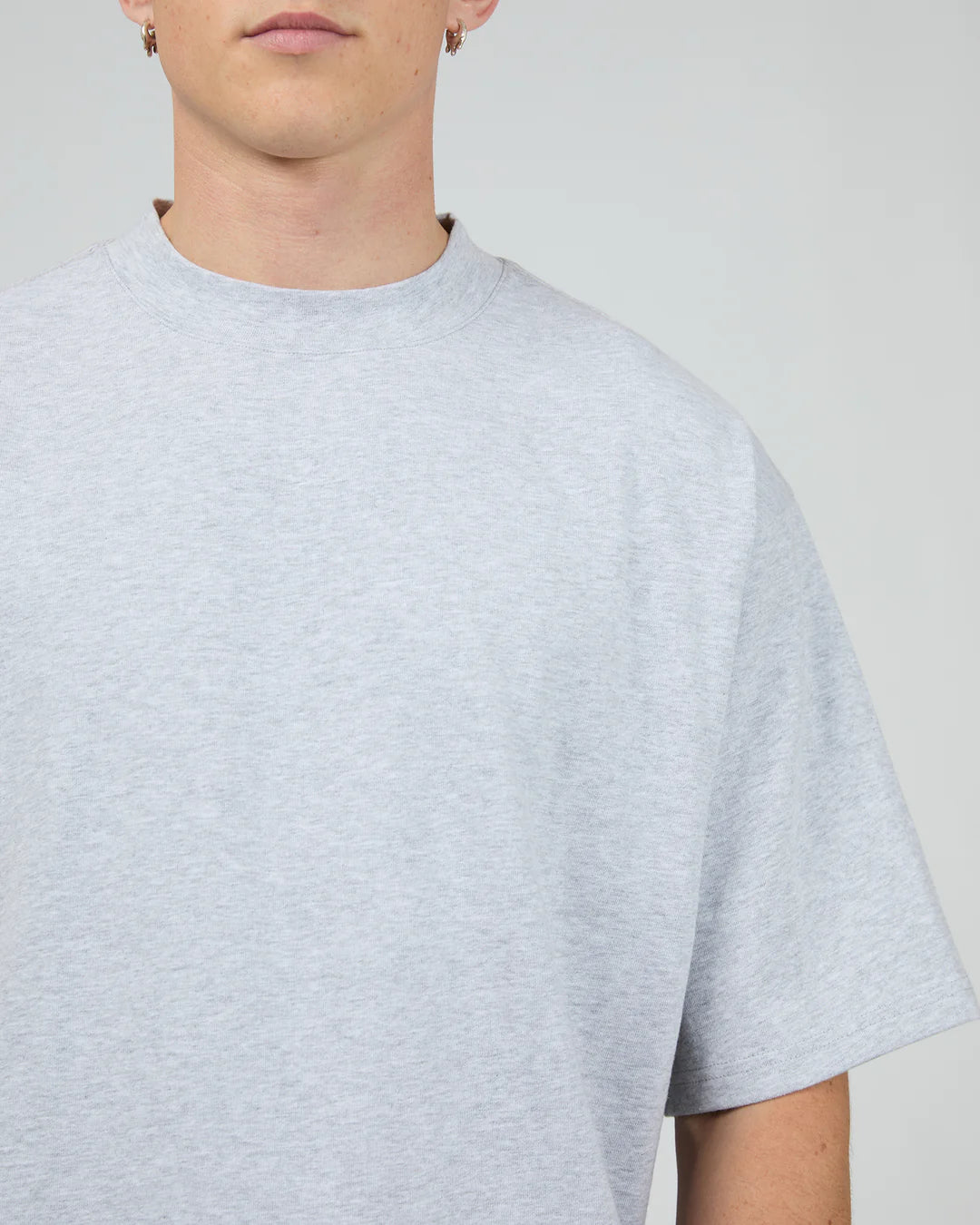 SILENT THEORY HEAVY WEIGHT TEE - GREY MARBLE