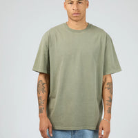 SILENT THEORY HEAVY WEIGHT TEE - KHAKI