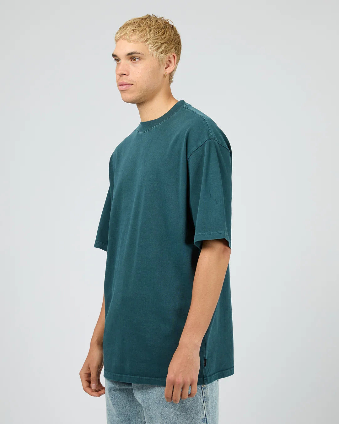 SILENT THEORY HEAVY WEIGHT TEE - TEAL