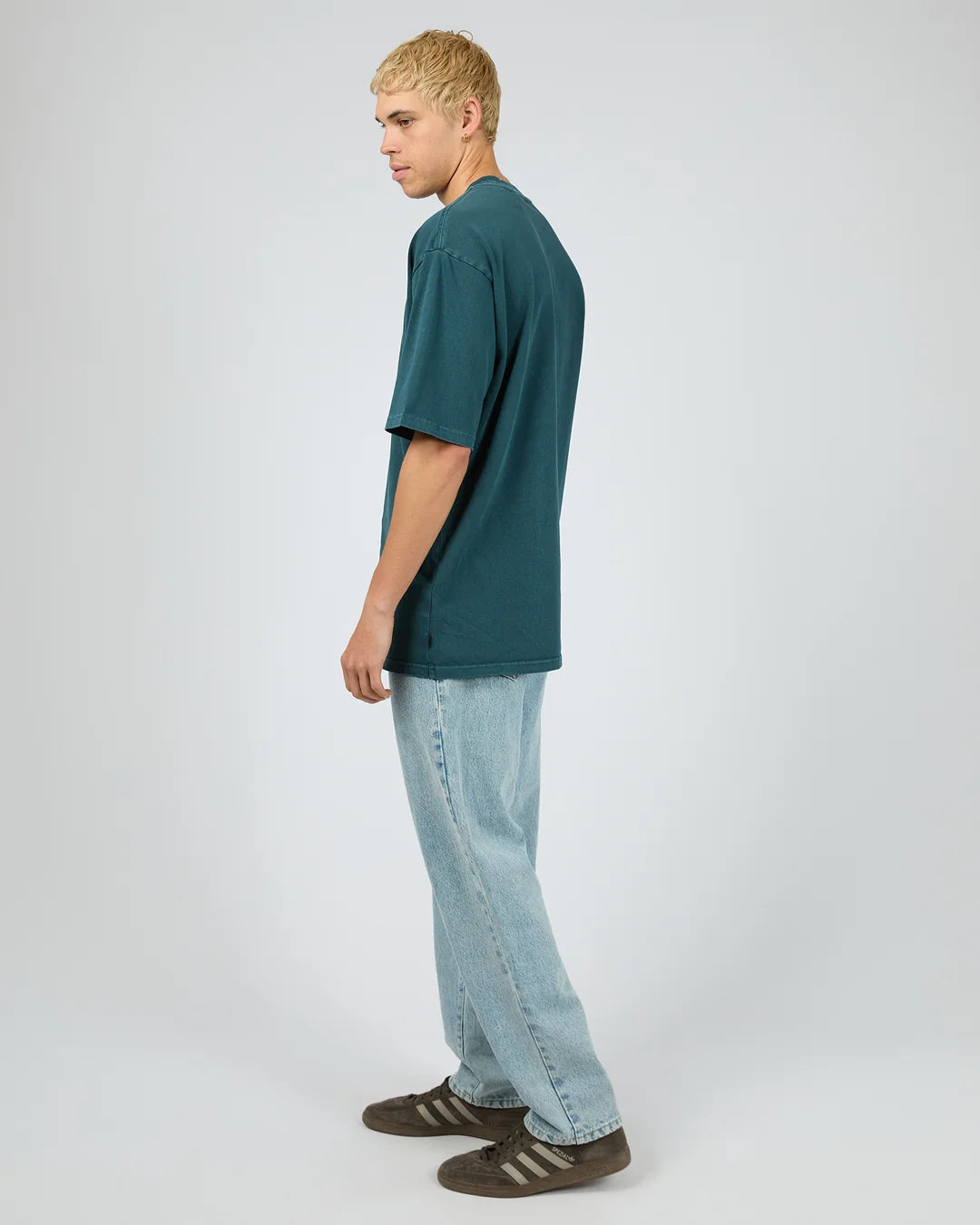SILENT THEORY HEAVY WEIGHT TEE - TEAL
