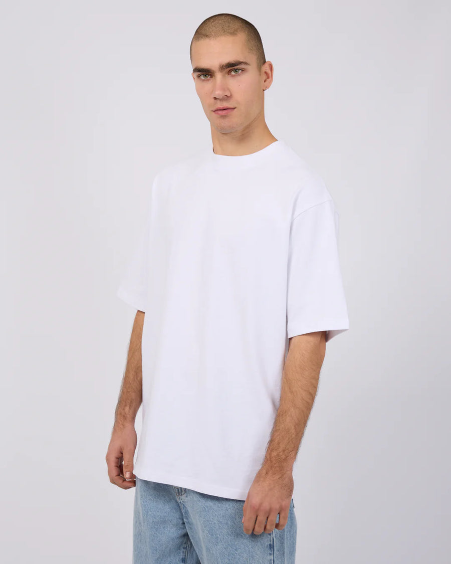 SILENT THEORY HEAVY WEIGHT TEE - WHITE