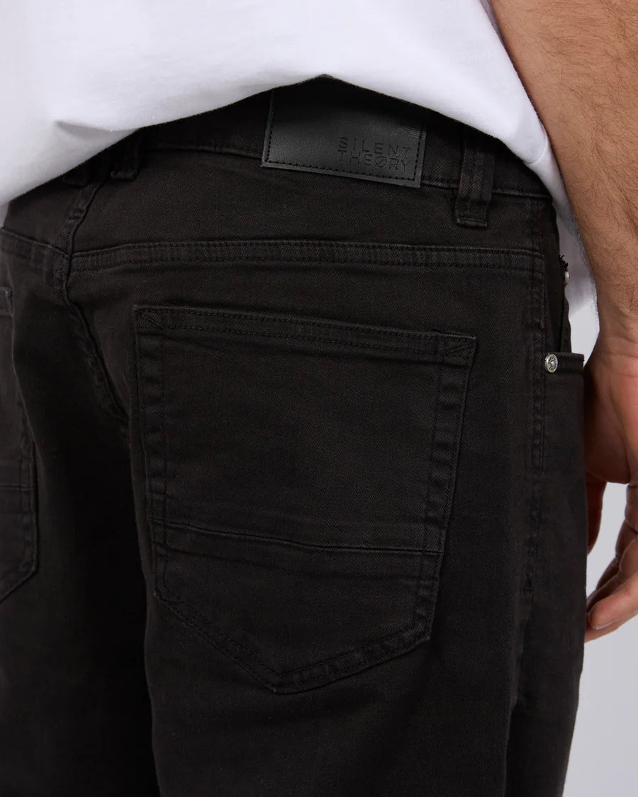 SILENT THEORY SOHO JEAN - WASHED BLACK