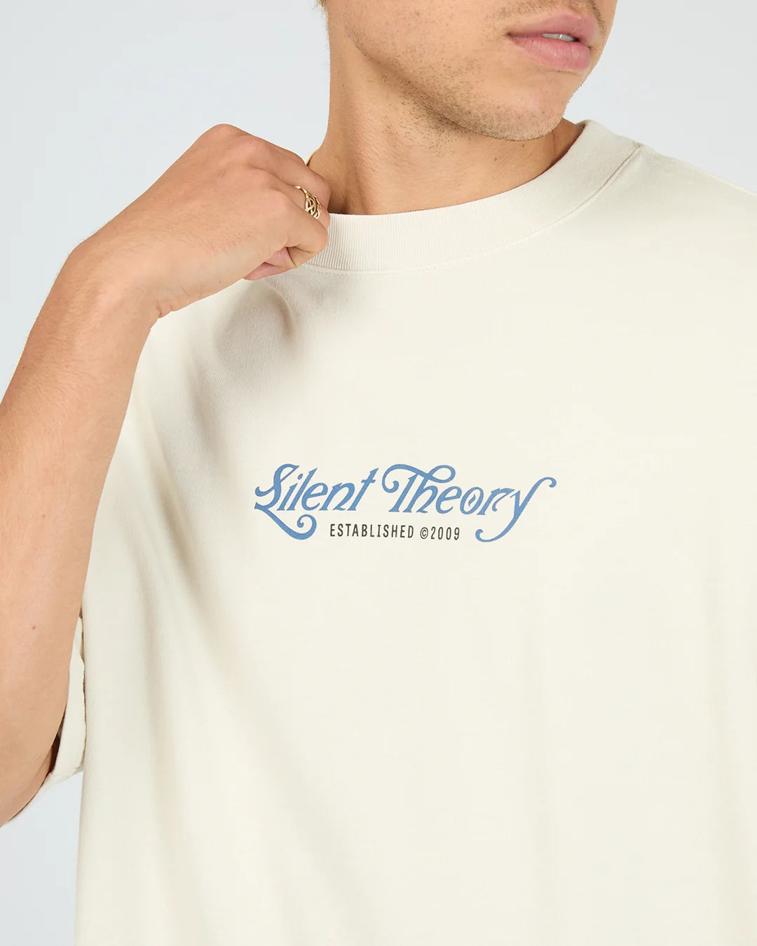 SILENT THEORY TROPEZ TEE - WHITE