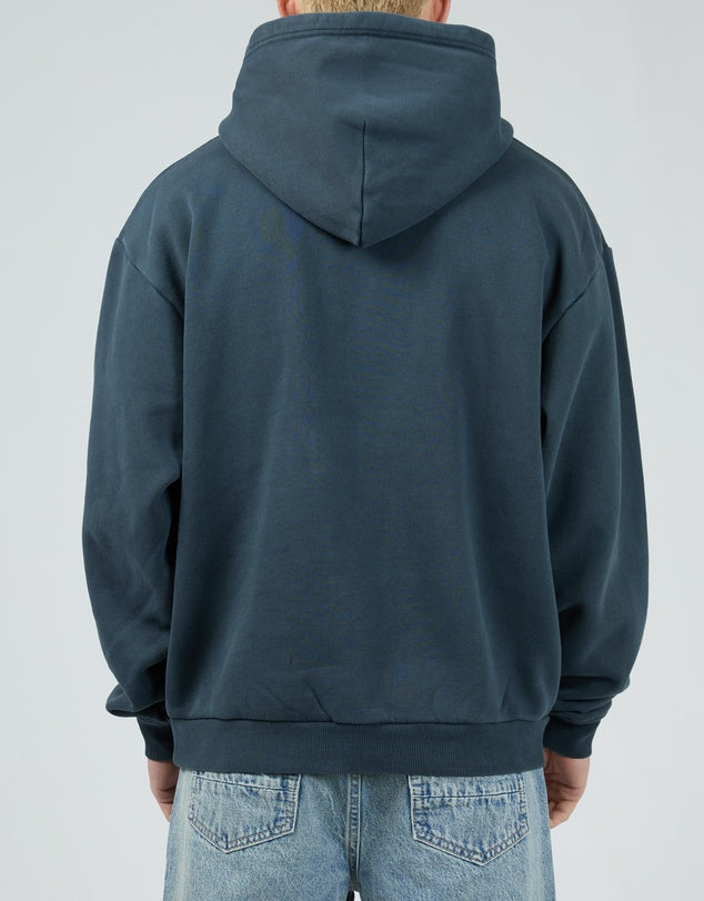 SILENT THEORY BOX HOODIE - BLUE