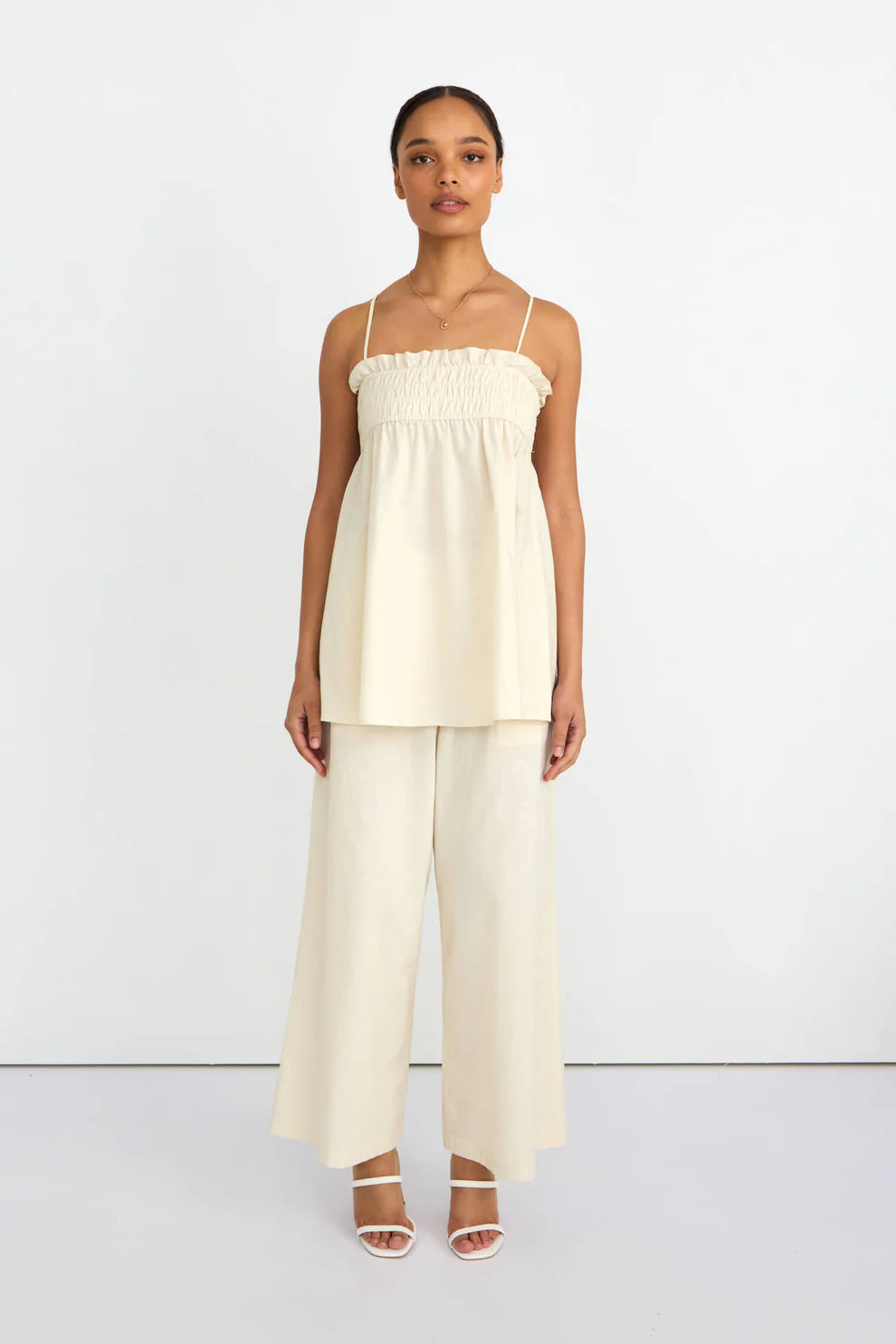 SLIDE SHOW IVORY CLOUD PANTS - BEIGE