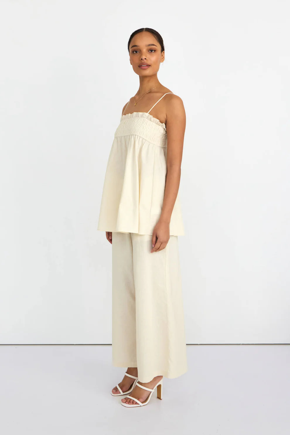 SLIDE SHOW IVORY CLOUD PANTS - BEIGE