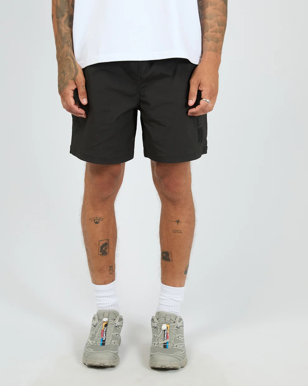 ST GOLIATH BLOCK VOLLEY SHORTS - BLACK
