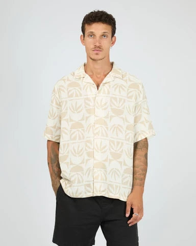 ST GOLIATH HOUR GLASS S/S SHIRT - VINTAGE WHITE