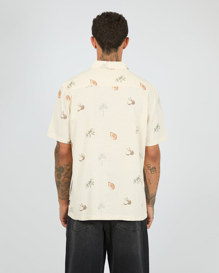 ST GOLIATH MARKET S/S SHIRT - NATURAL