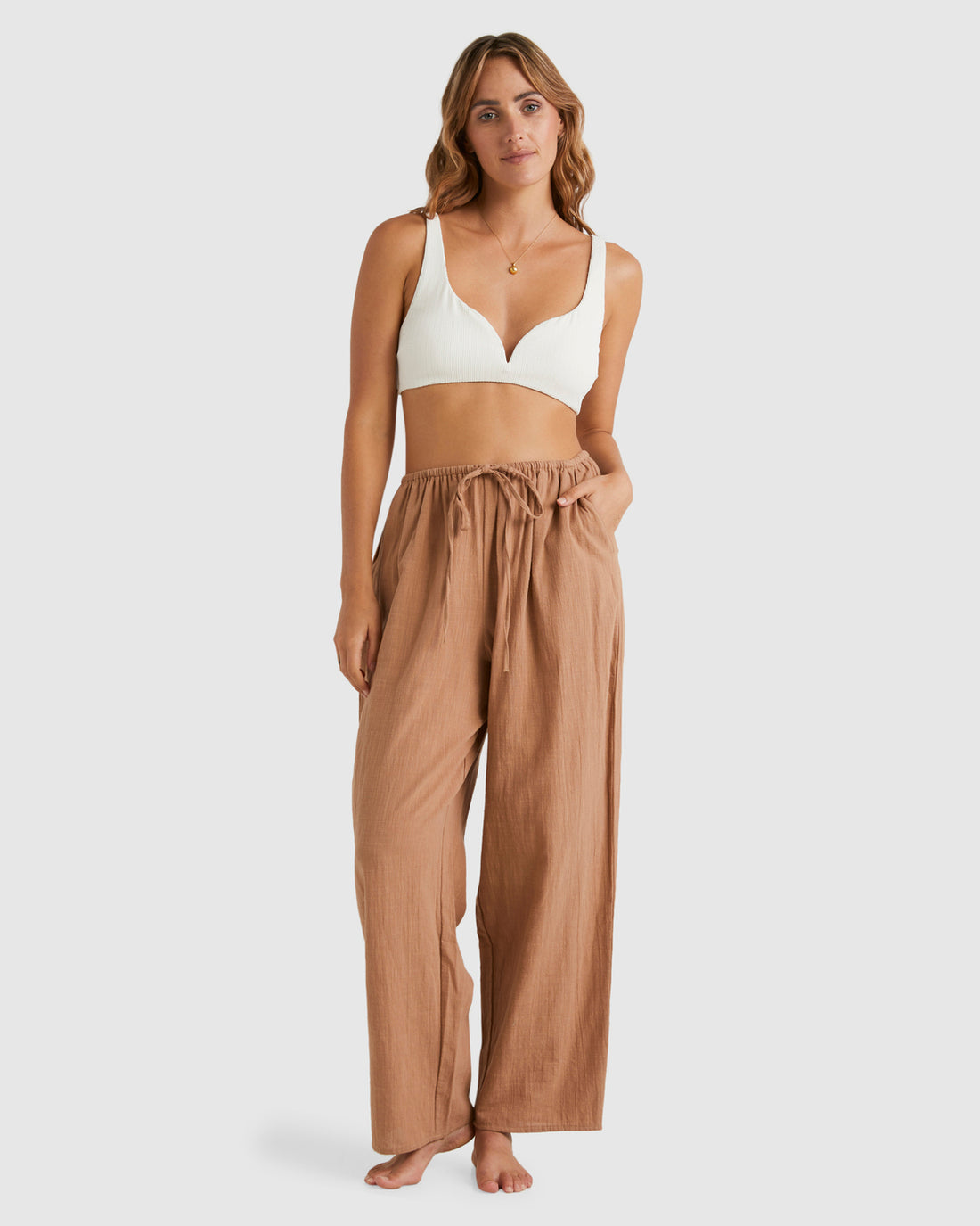 BILLABONG SUN LOVERS WIDE LEG BEACH TROUSERS