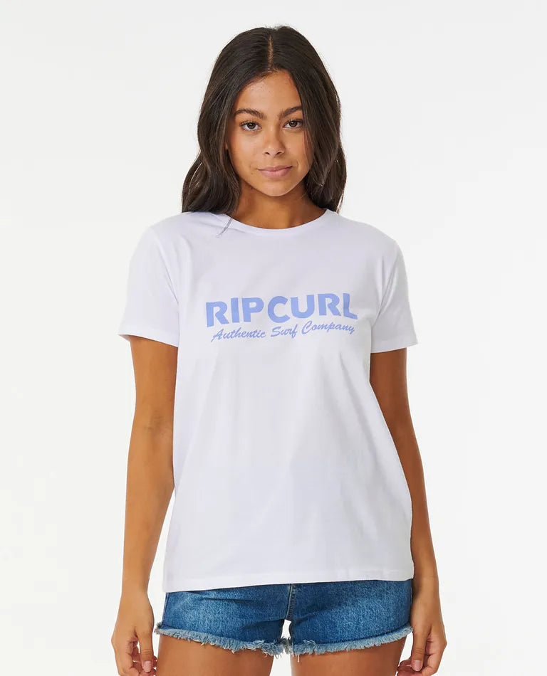 RIP CURL SURF SPRAY TEE- WHITE